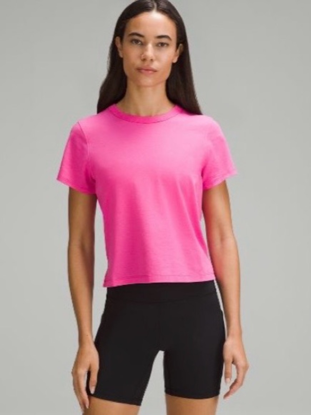 Lululemon Classic-Fit Cotton-
Blend T-Shirt in Sonic Pink
